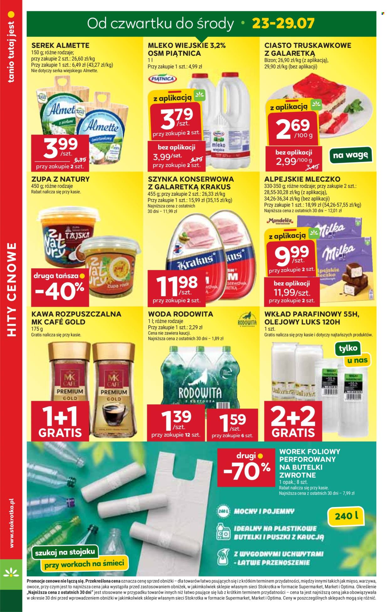 Leták Stokrotka Supermarket - 23.7.2026 - 29.7.2026. Strana 6