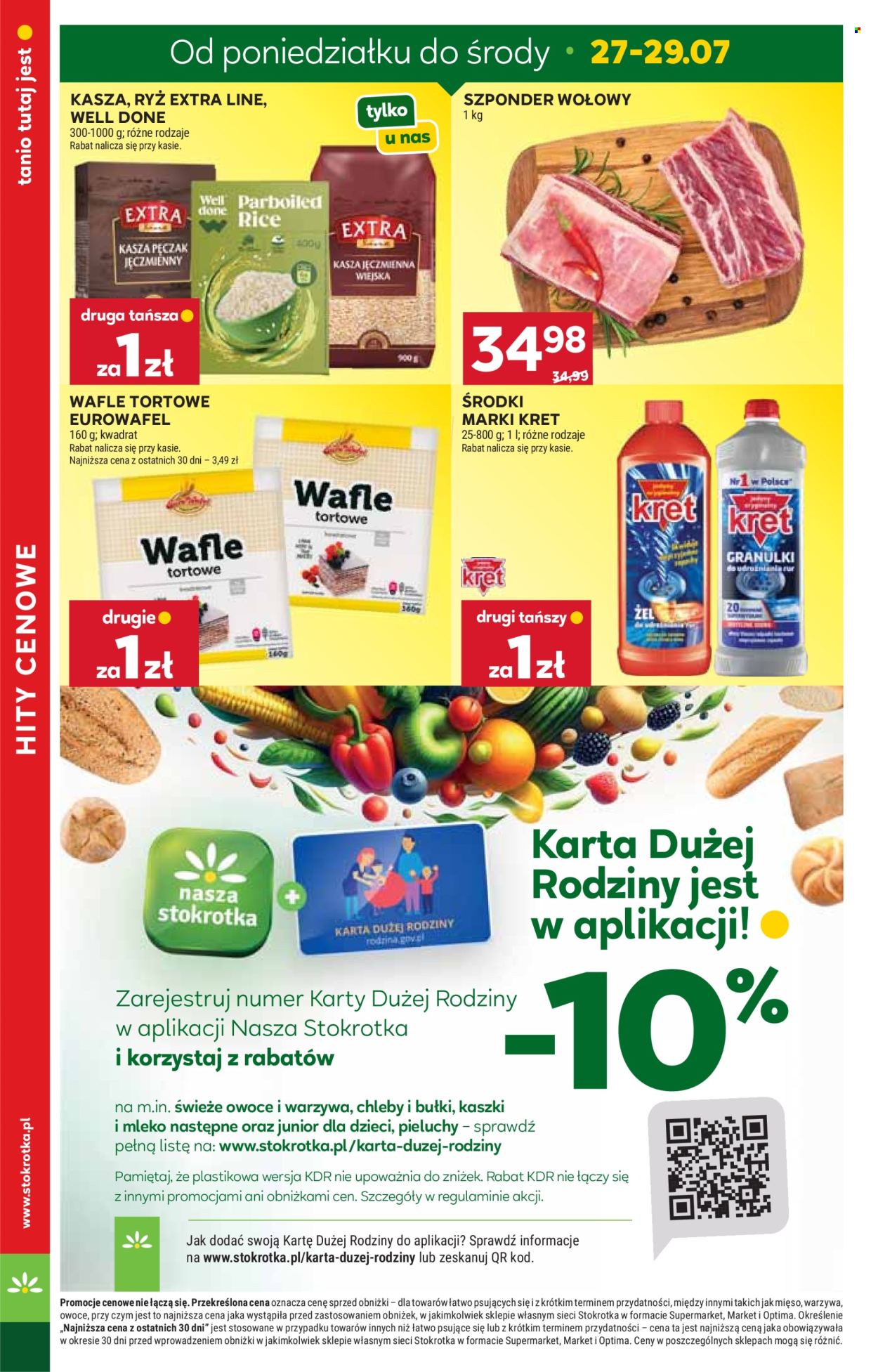 Leták Stokrotka Supermarket - 23.7.2026 - 29.7.2026. Strana 8