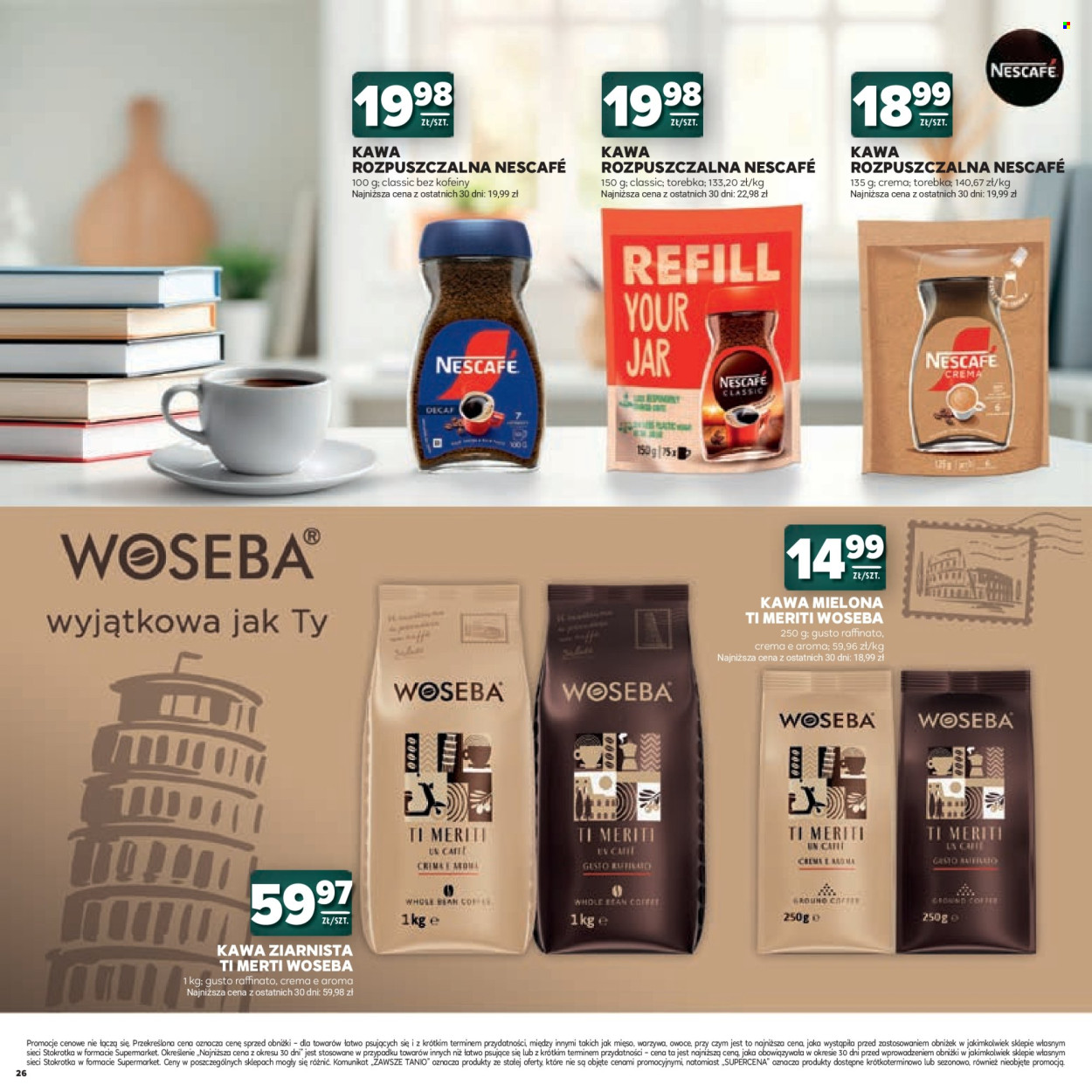 Leták Stokrotka Supermarket - 23.7.2026 - 12.8.2026. Strana 26