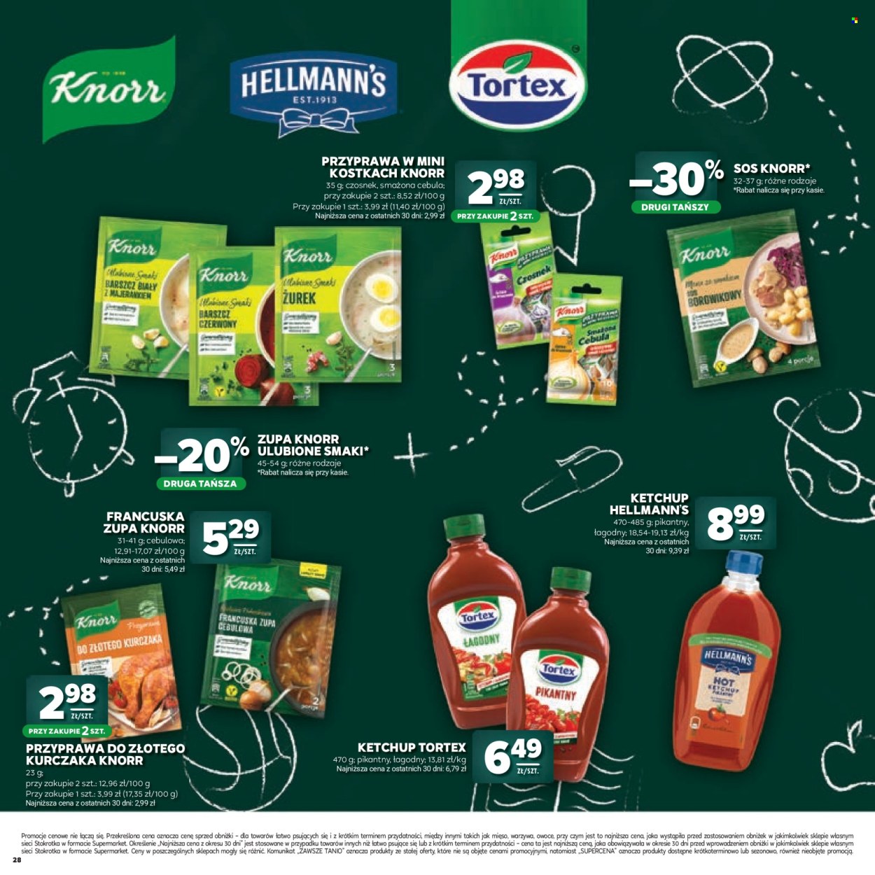 Leták Stokrotka Supermarket - 23.7.2026 - 12.8.2026. Strana 28