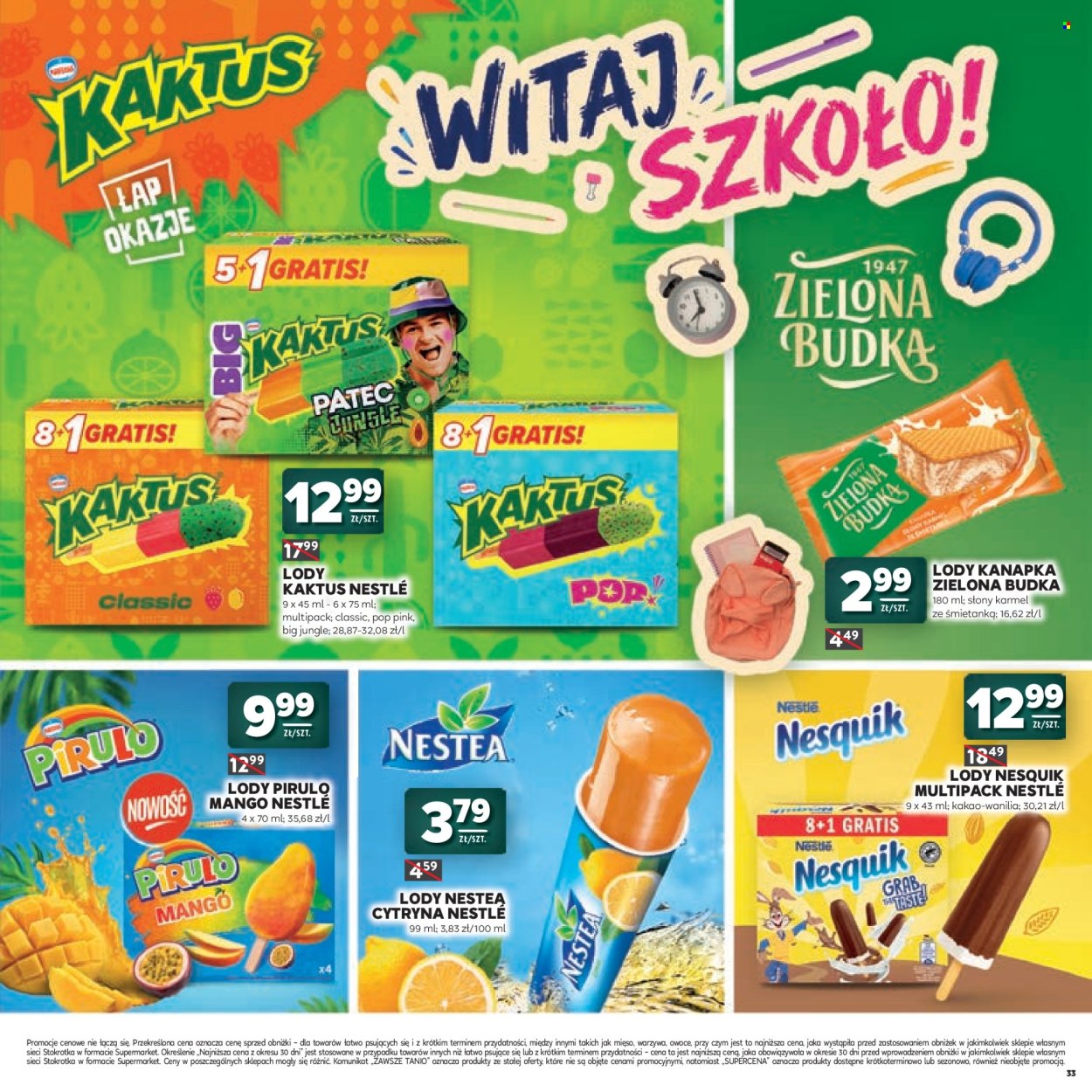 Leták Stokrotka Supermarket - 23.7.2026 - 12.8.2026. Strana 33