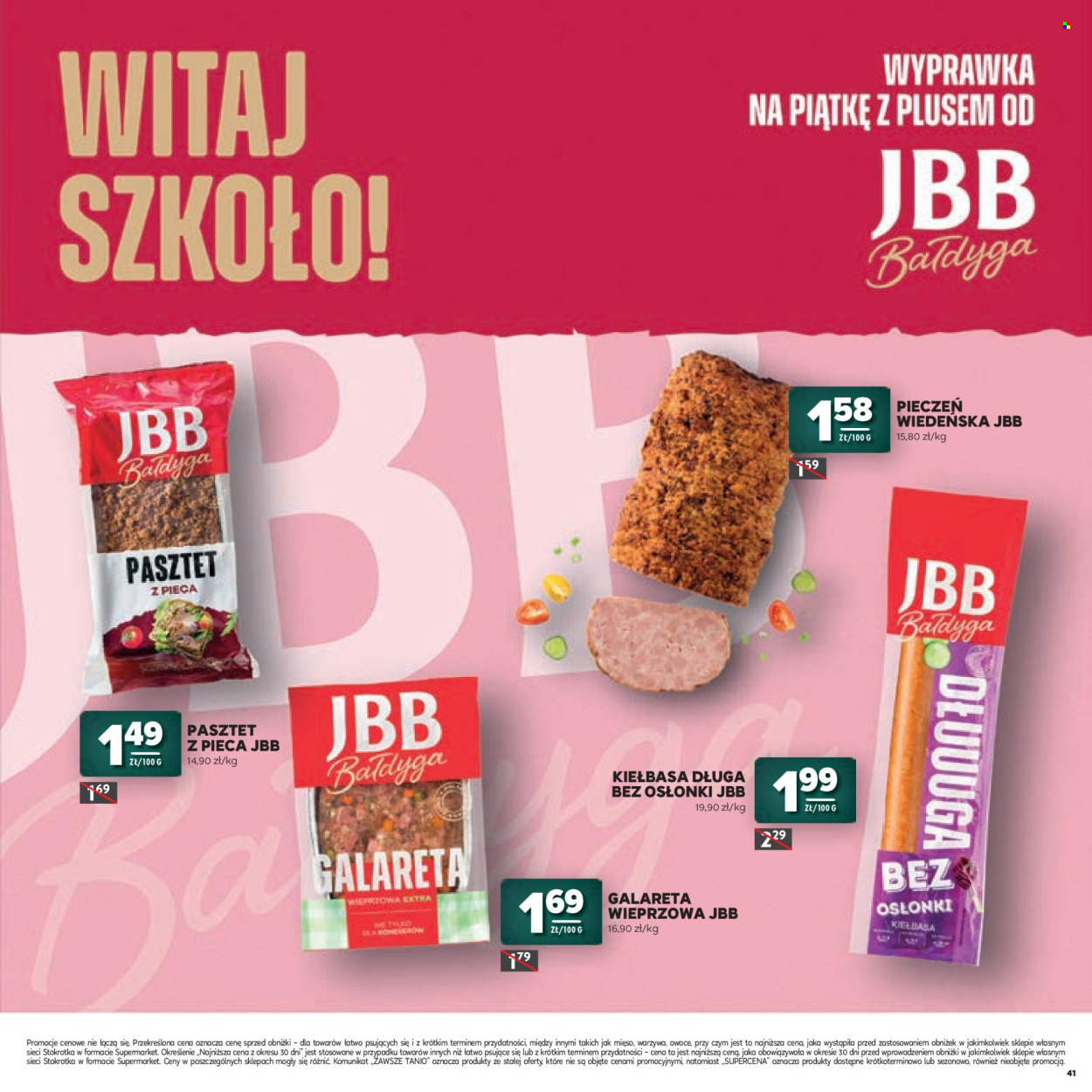 Leták Stokrotka Supermarket - 23.7.2026 - 12.8.2026. Strana 41