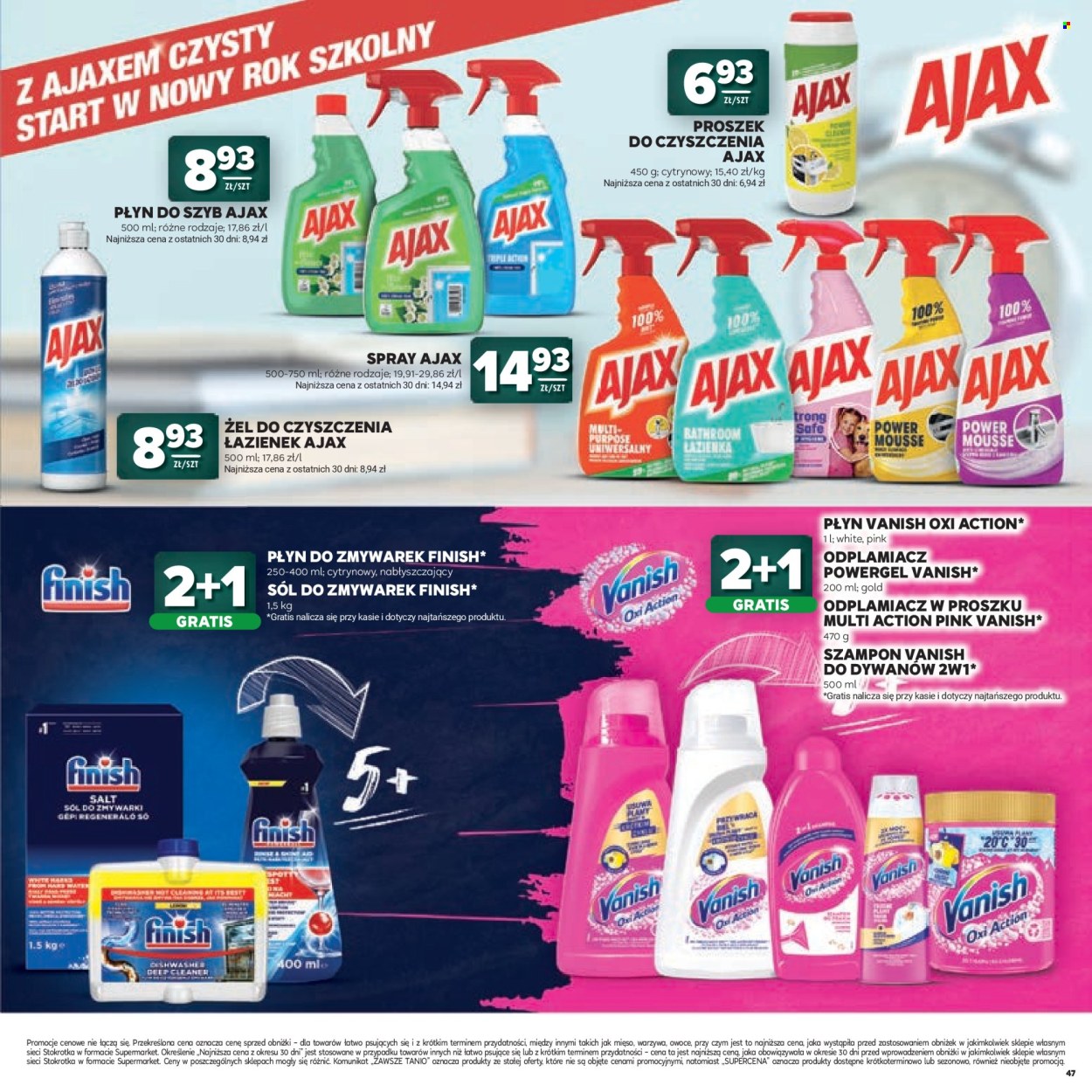 Leták Stokrotka Supermarket - 23.7.2026 - 12.8.2026. Strana 47