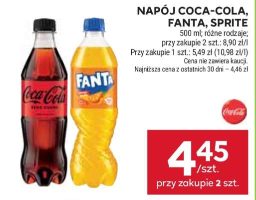 Napój Coca-Cola, Fanta, Sprite