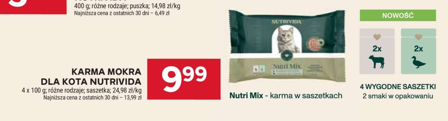 Karma mokra dla kota Nutrivida
