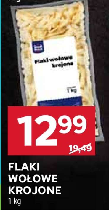Flaki wołowe krojone