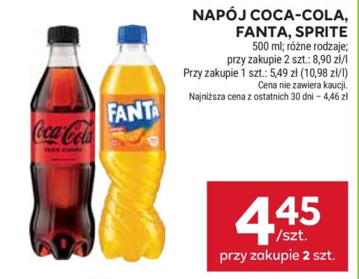 Napój Coca-Cola, Fanta, Sprite