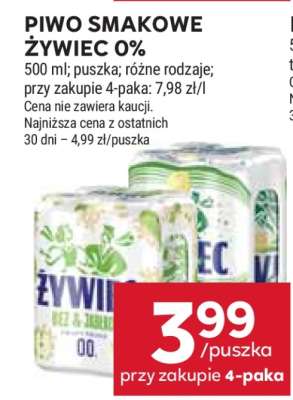 Piwo smakowe ŻYWIEC 0%