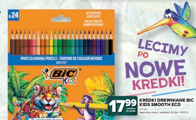 Kredki drewniane BIC Kids Smooth Eco