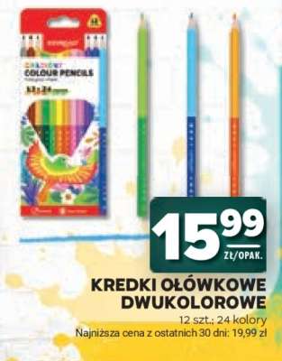 Kredki ołówkowe dwukolorowe
