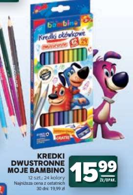 Kredki dwustronne Moje Bambino