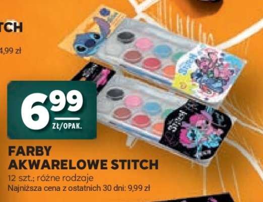 Farby akwarelowe Stitch