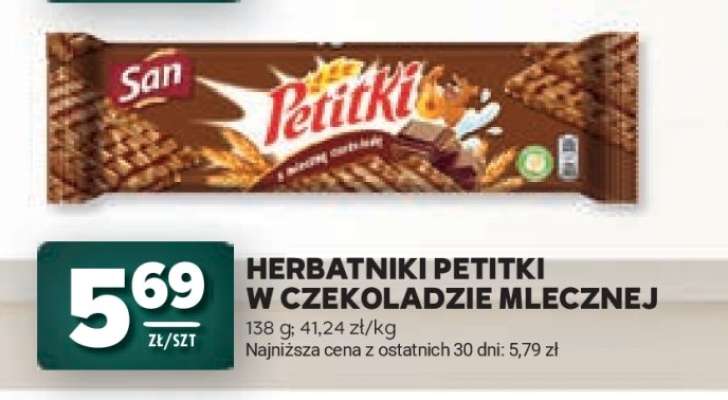 Herbatniki Petitki w czekoladzie mlecznej