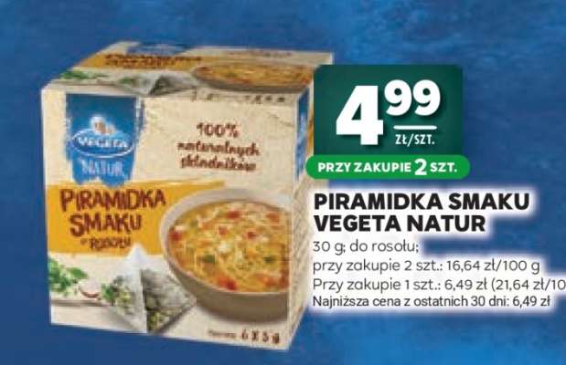 Piramidka smaku VEGETA NATUR