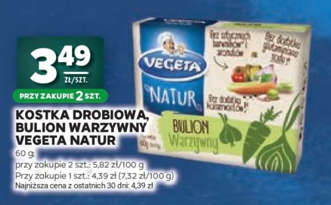 Kostka Drobiowa, Bulion Warzywny Vegeta Natur