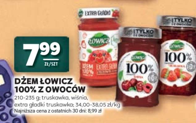 Dżem Łowicz 100% z owoców