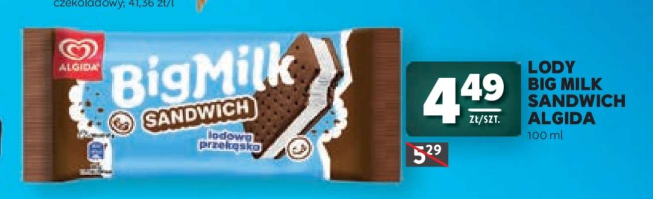 Lody Big Milk Sandwich Algida