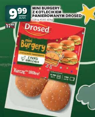 Mini Burgery z Kotlecikiem Panierowanym Drosed
