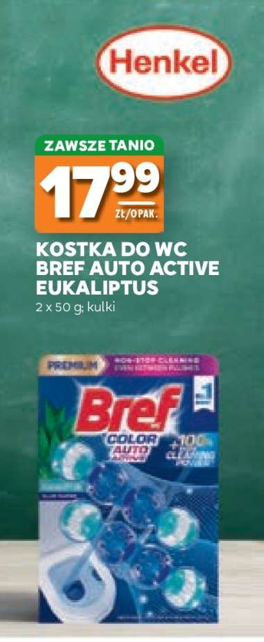 Kostka do WC Bref Auto Active Eukaliptus