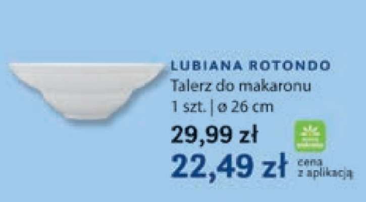Lubiana Rotondo Talerz do makaronu