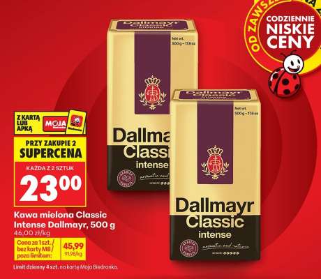 Kawa mielona Classic Intense Dallmayr, 500 g