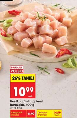 Kostka z fileta z piersi kurczaka 400 g