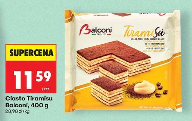 Ciasto Tiramisu Balconi, 400 g