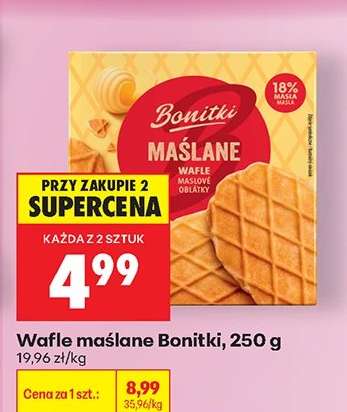 Wafle maślane Bonitki, 250 g