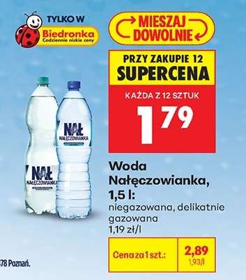 WODA NAŁĘCZOWIANKA 1,5 L