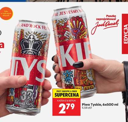 Piwo Tyskie, 6x500 ml