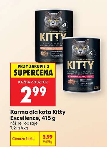 Karma dla kota Kitty Excellence, 415 g