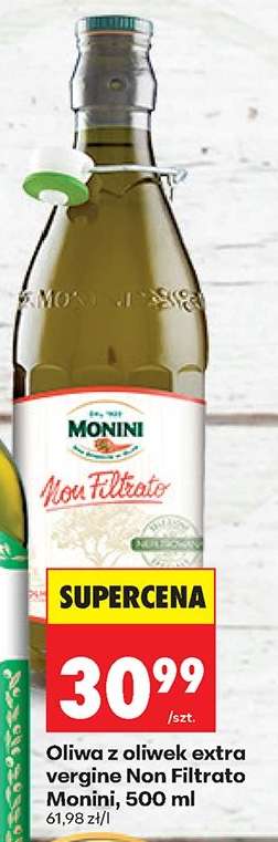 Oliwa z oliwek extra vergine Non Filtrato Monini, 500 ml