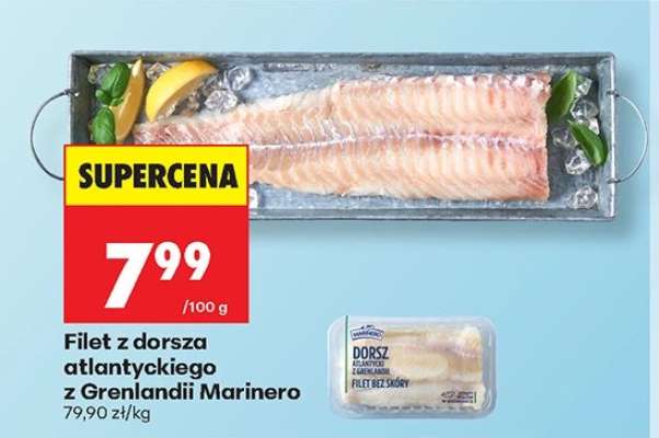 Filet z dorsza atlantyckiego z Grenlandii Marinero