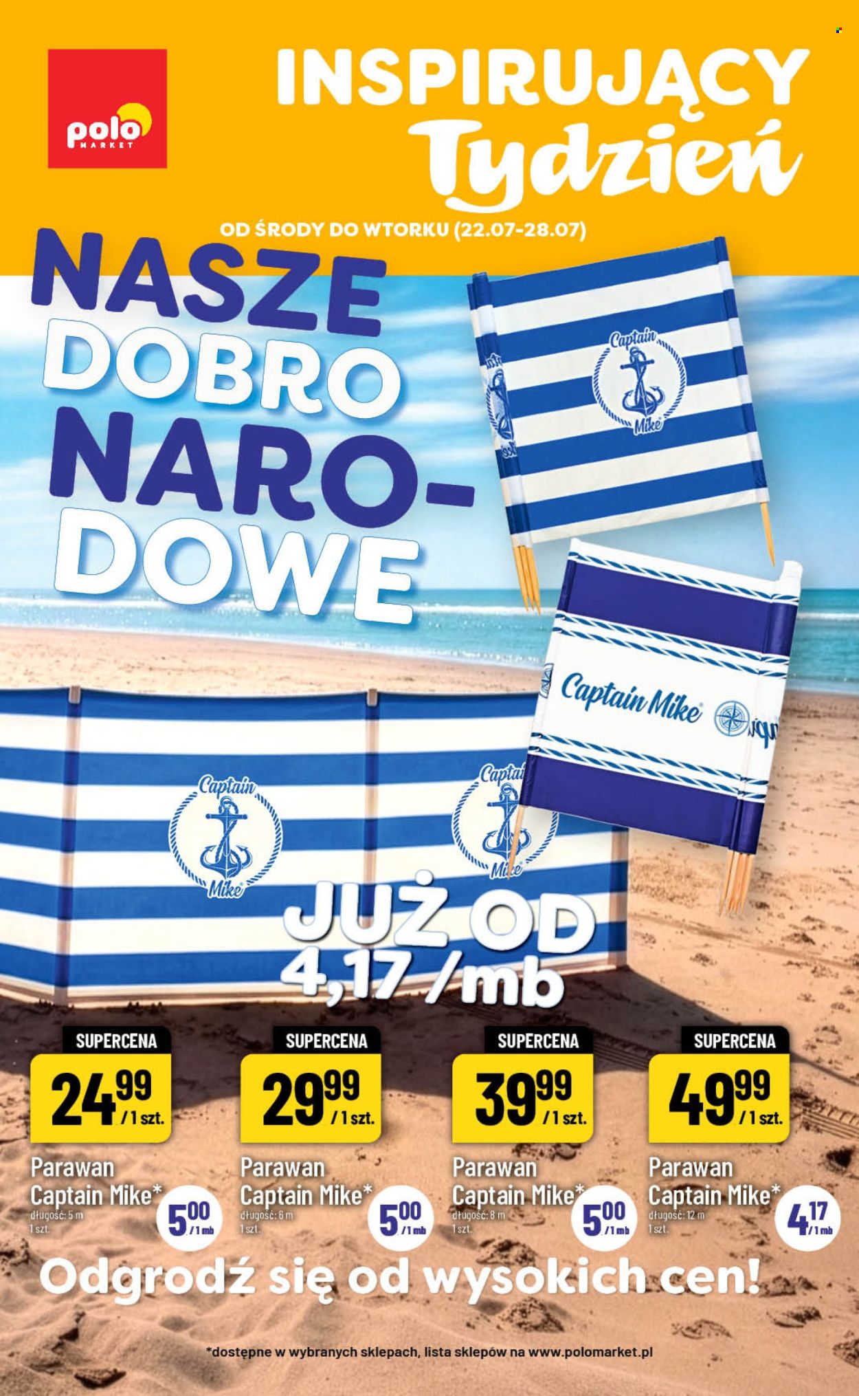 Leták Polomarket - 22.7.2026 - 28.7.2026. Strana 1