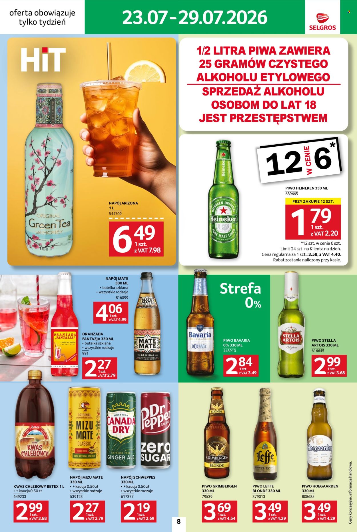Leták Selgros - 23.7.2026 - 29.7.2026. Strana 8