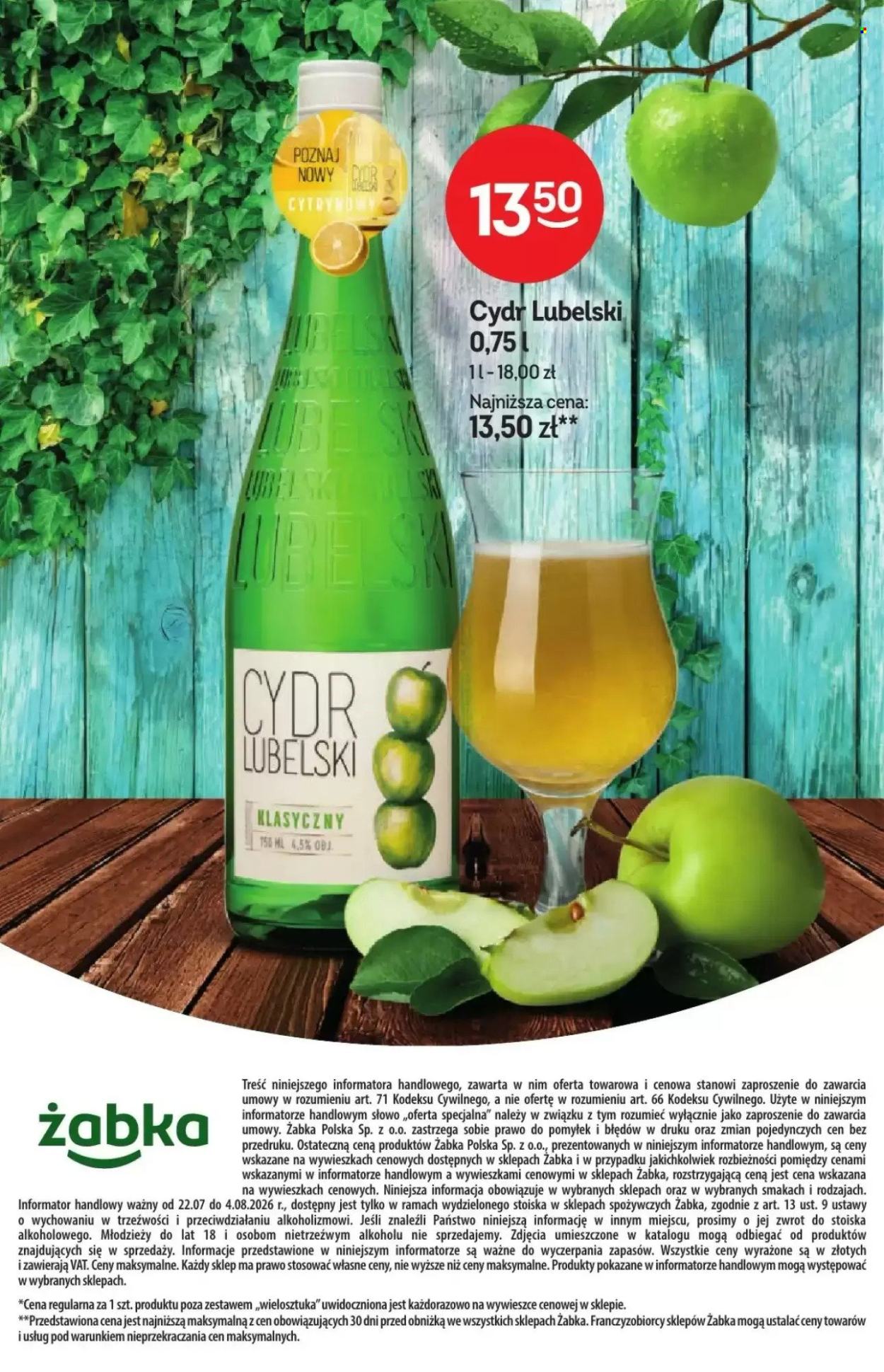 Leták Żabka - 22.7.2026 - 4.8.2026. Strana 25
