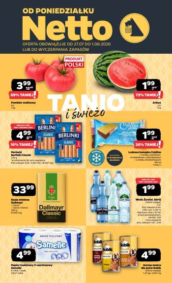 Gazetka Netto - 27.07.2026 - 1.08.2026.