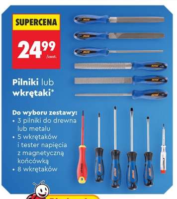 Pilniki lub wkrętaki