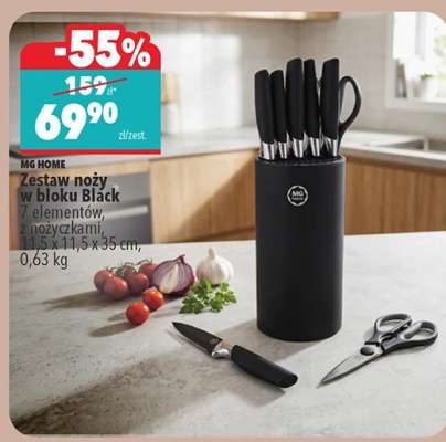 Zestaw noży w bloku Black