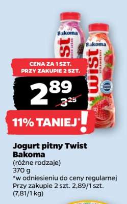 Jogurt pitny Twist Bakoma