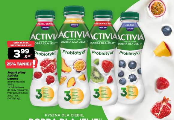 Jogurt pitny Activia Danone