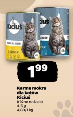 Karma mokra dla kotów Kiciuś