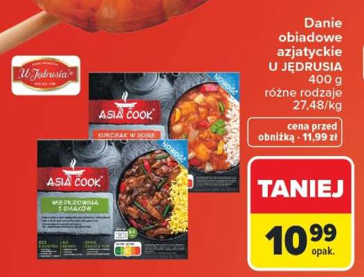 Danie obiadowe azjatyckie U JĘDRUSIA