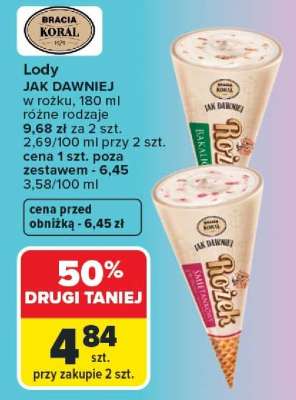 Lody JAK DAWNIEJ