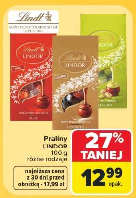 Praliny Lindor