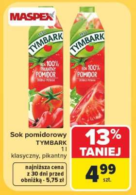 Sok pomidorowy Tymbark