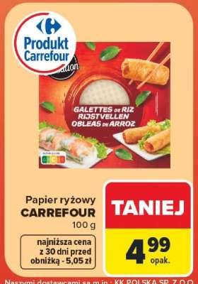 Papier ryżowy CARREFOUR