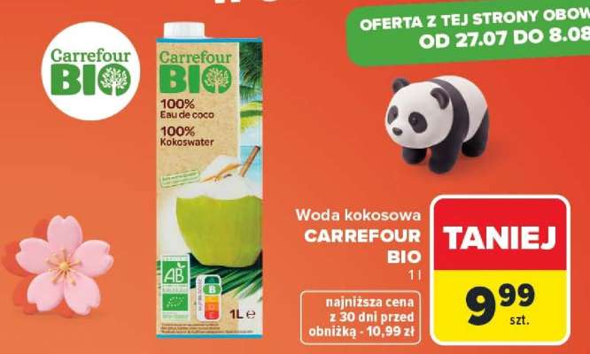 Woda kokosowa CARREFOUR BIO