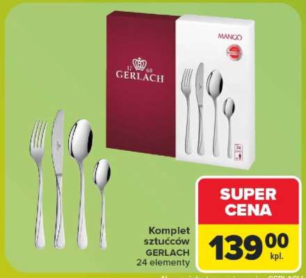 Komplet sztućców GERLACH