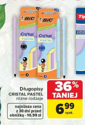 Długopisy CRISTAL PASTEL